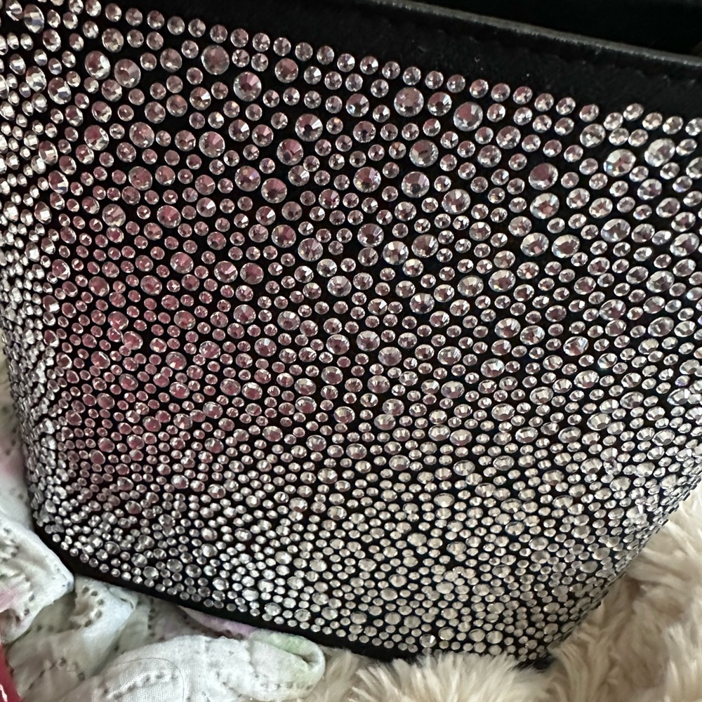 Prada Black Crystal-Embellished Mini Tote - Picture 5 of 8